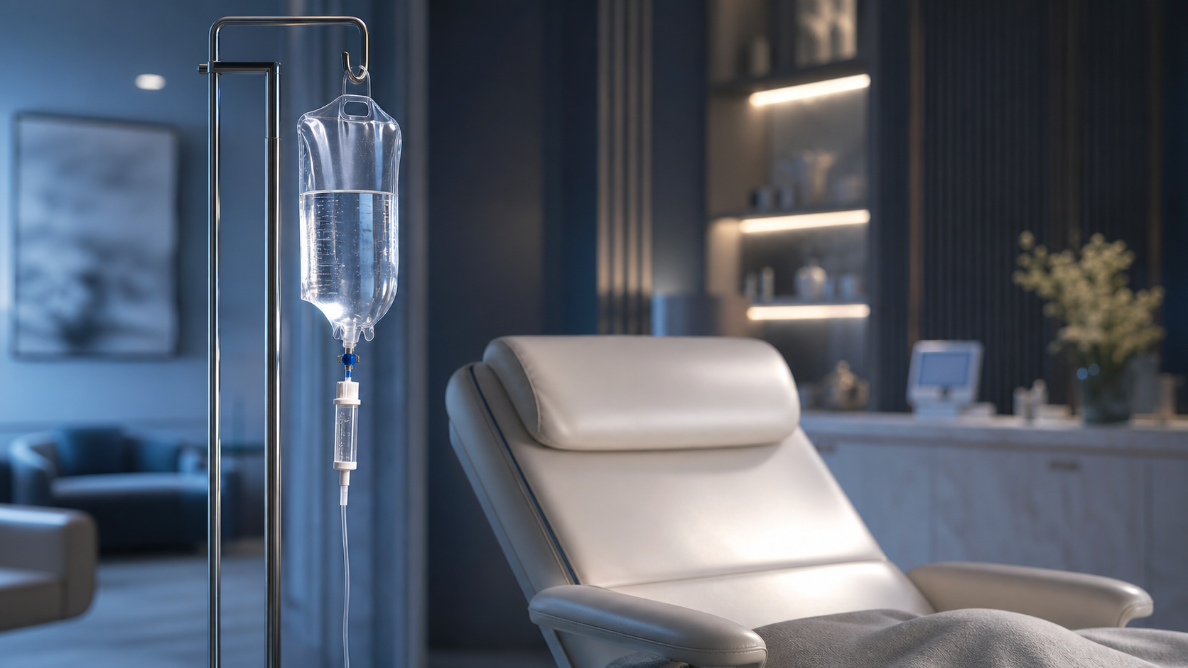 Infusion und IV-Infusion in hochwertigem Praxis Setting